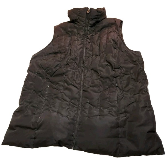 Lane Bryant Jackets & Blazers - Lane Bryant Quilted Puffer Vest Womens Size 14/16 Full Zip‎  Outdoor Hiking Top